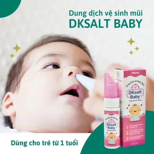 Dung dịch vệ sinh mũi DKSALT BABY