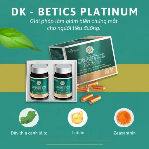 Viên tiểu đường DK-Betics Platinum 2 IN 1