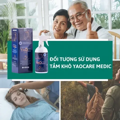 Xịt tắm khô thảo dược Yaocare medic spray