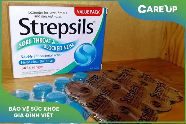 4 Thông tin chi tiết về viên ngậm đau họng Strepsils