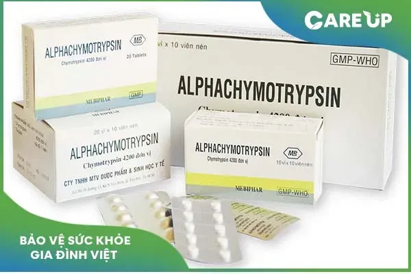 Alphachymotrypsin – Lưu ý cách sử dụng thuốc