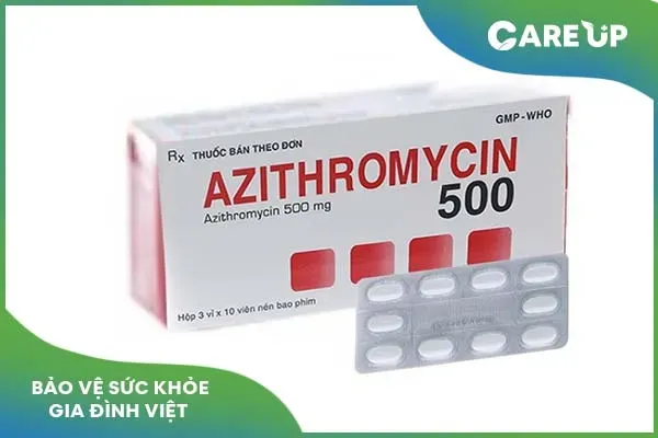 Azithromycin 500mg – Thuốc kháng sinh điều trị nhiễm khuẩn