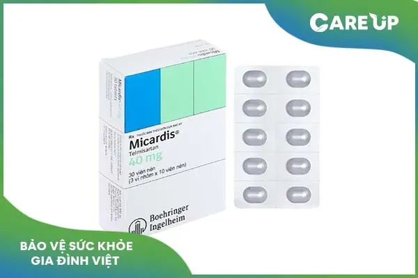 Cơ chế hoạt động của thuốc điều trị huyết áp Micardis 40 mg