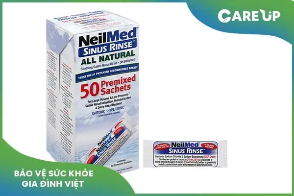 Công dụng và lưu ý khi dung dịch vệ sinh mũi Neilmed Sinus Rinse