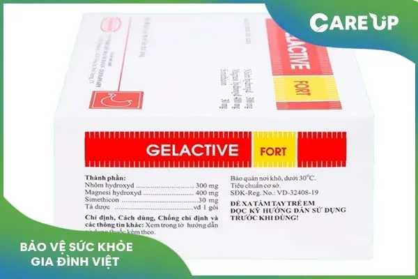 Gelactive Fort – Thuốc làm dịu triệu chứng trong rối loạn tiêu hóa