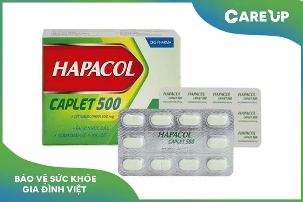 Hapacol 500: Thuốc hạ sốt, giảm nhanh triệu chứng đau