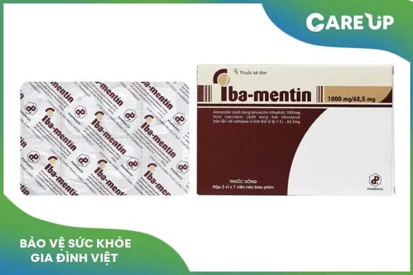 Iba mentin: Thuốc điều trị nhiễm khuẩn