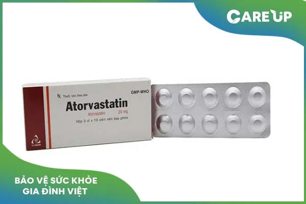 Lợi ích của atorvastatin đối với sức khỏe tim mạch