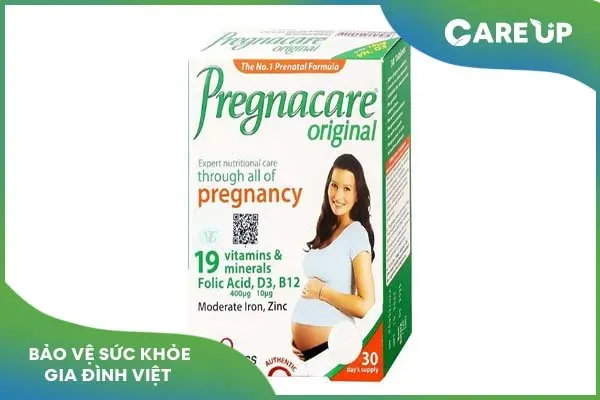 Pregnacare: Viên uống bổ sung vitamin cho bà bầu