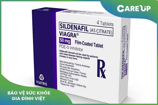 Sildenafil dùng điều trị rối loạn cương dương và lưu ý sử dụng