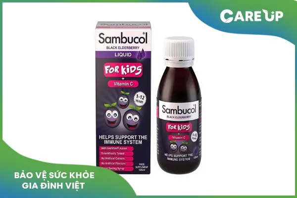 Siro Sambucol tăng cường đề kháng và hỗ trợ miễn dịch cho trẻ
