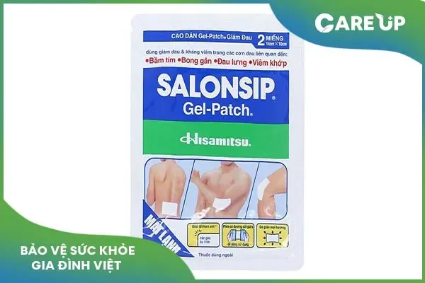 Sử dụng miếng dán Salonsip đúng cách để giảm đau hiệu quả