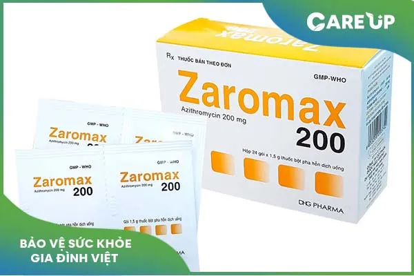 Thông tin chi tiết về thuốc Zaromax 200 mg bạn cần biết