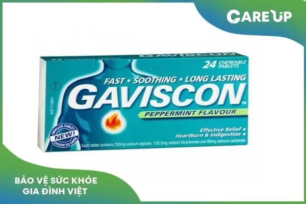 Thuốc Gaviscon và tác dụng điều trị trào ngược dạ dày – thực quản