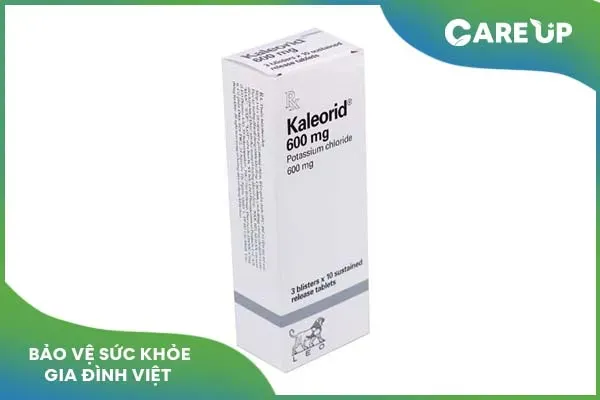 Thuốc Kaleorid 600mg: sử dụng khi nào, tác dụng và những điều lưu ý