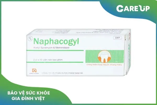 Thuốc Naphacogyl điều trị nhiễm trùng răng miệng