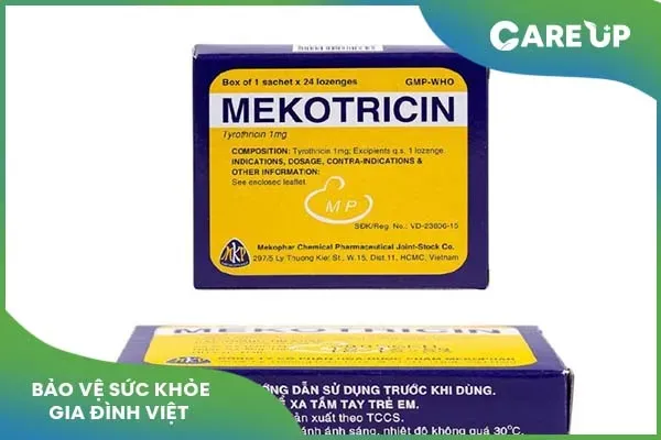 Viêm họng ngậm Mekotricin: Thông tin cần biết trước khi sử dụng