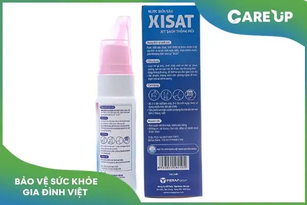 Xịt mũi Xisat: Thành phần, công dụng và cách sử dụng