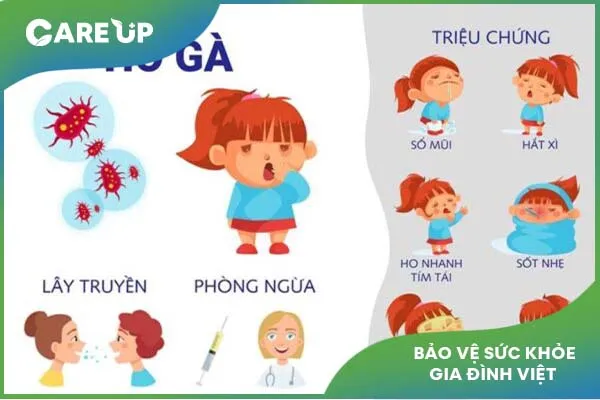 Ho gà ở trẻ em: bệnh dễ lây nhiễm thành dịch