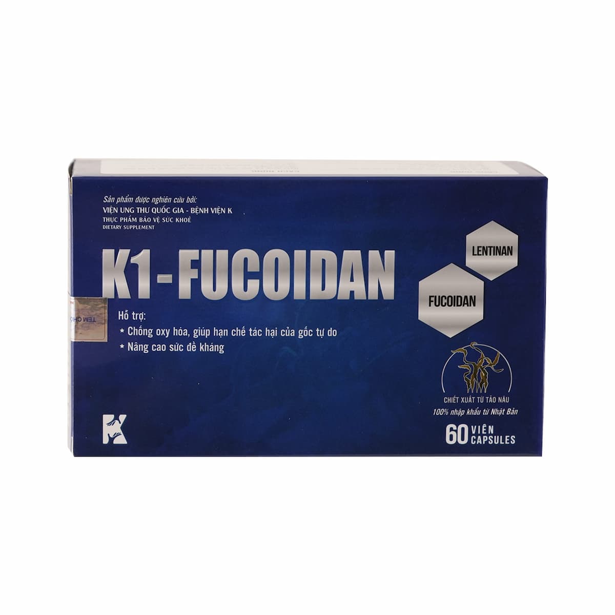K1 Fucoidan: Thực phẩm bảo vệ sức khỏe nghiên cứu bởi viện ung thư quốc gia - Bệnh viện K